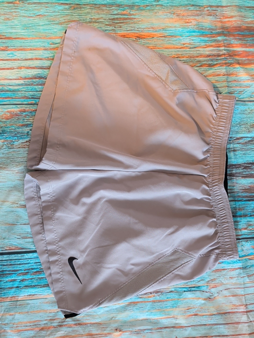 Nike Pink Running Shorts with Black Swoosh